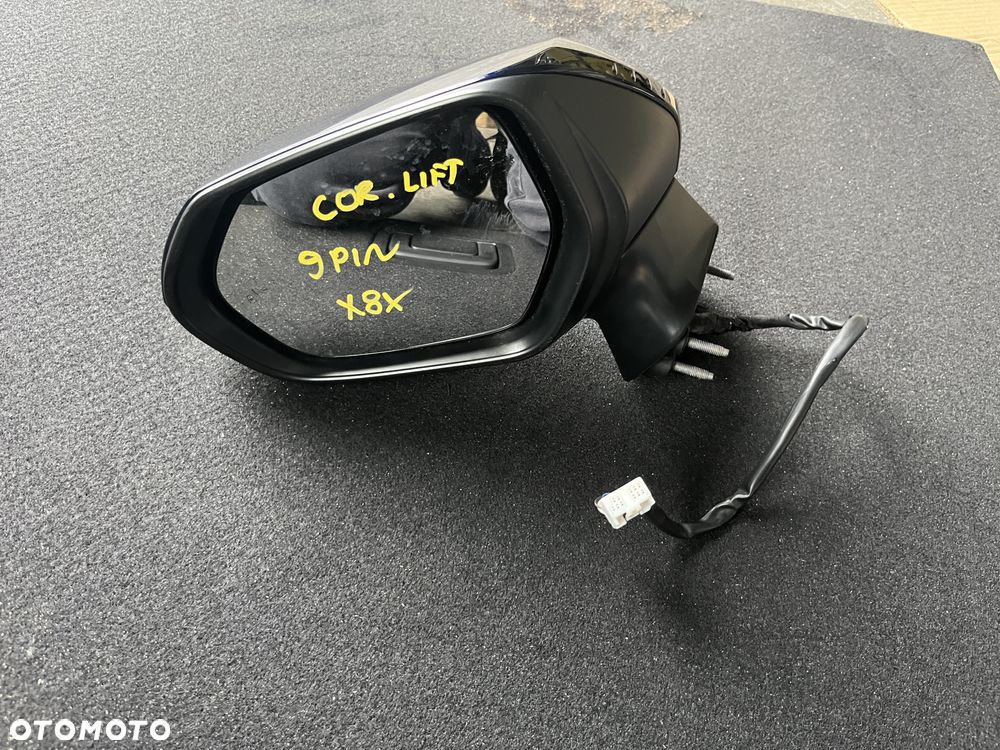 Lusterko lewe Toyota Corolla E21 LIFT 9 PIN 8X8 - 2