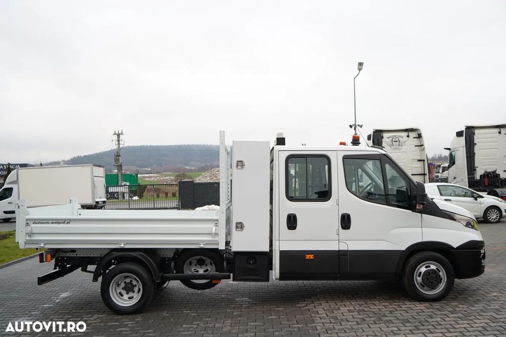 Iveco DAILY 35-140 / BASCULATOR / CU TRACȚIE MÂNĂ / DOUĂ TRACȚII / MANUAL / 6 LOCURI / - 16