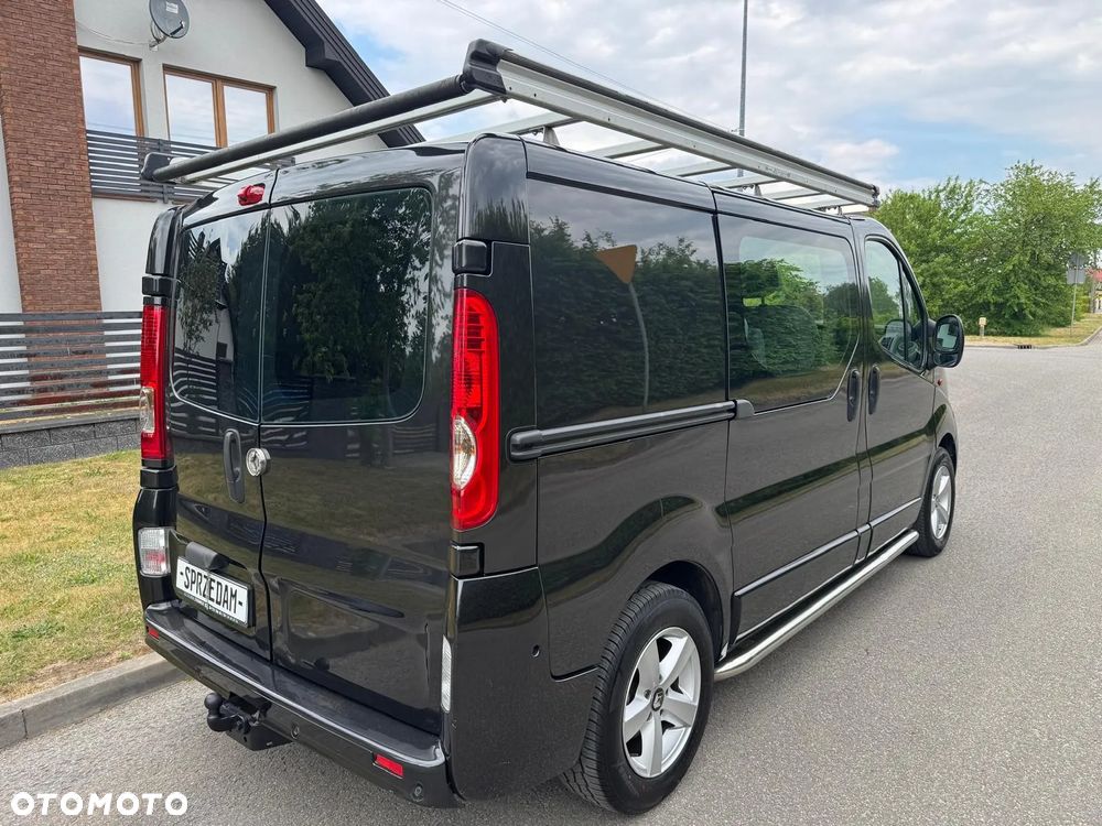 Opel VIVARO Klima Elektryka Duża Navi Tempomat Dubel Kabina Brygadówka 6os Hak Rury Pdc - 5