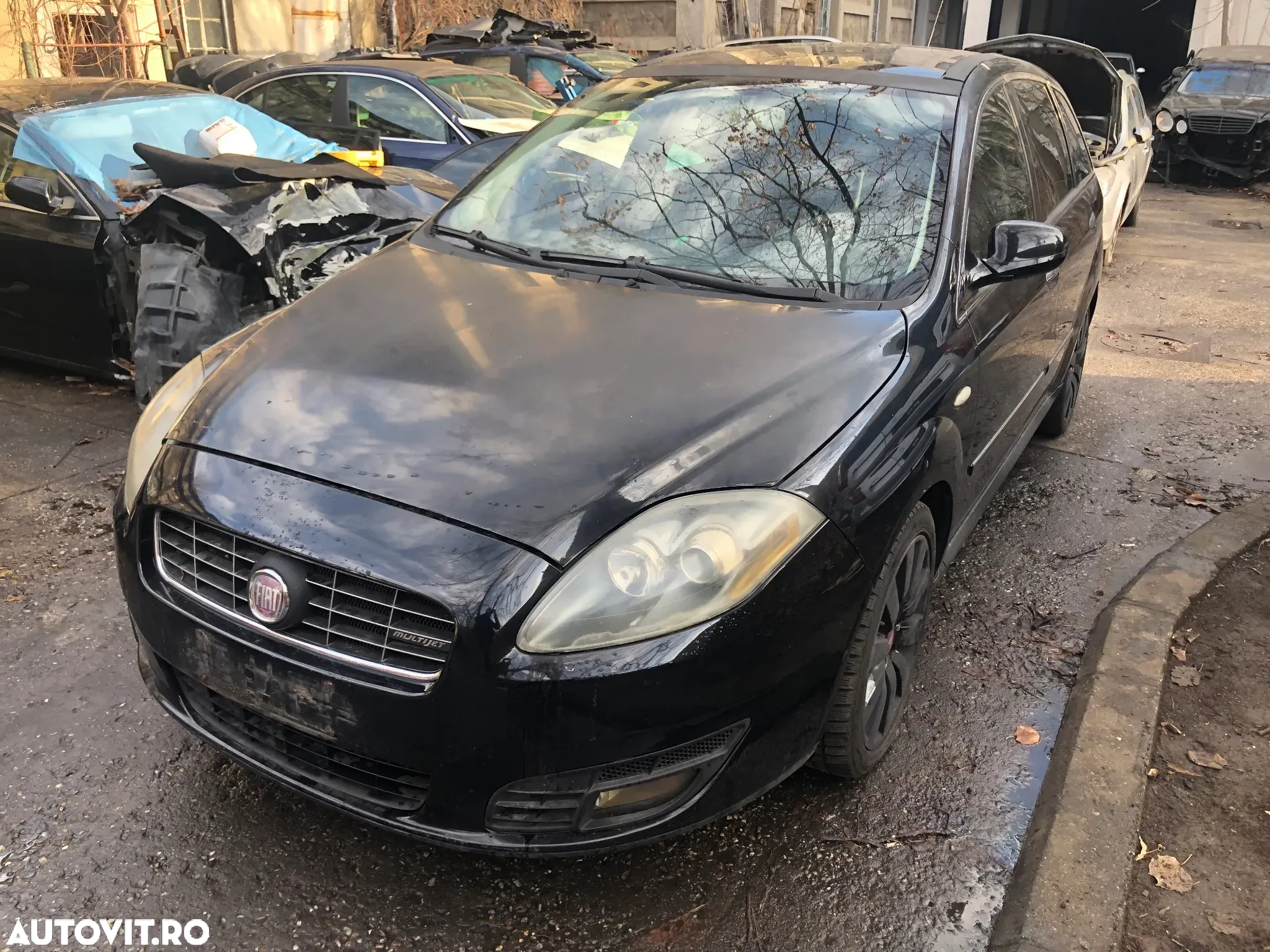 Aripa stanga fata Fiat Croma negru 2008 - 3