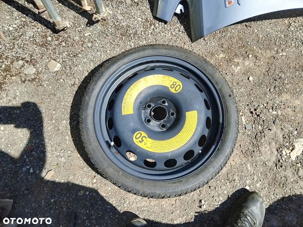 koło dojazdowe vw audi 18" 5x100 1j0601027m - 1