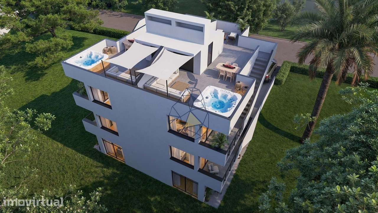 Apartamentos de luxo de dois andares situados em um condomínio fechado - Grande imagem: 3/15
