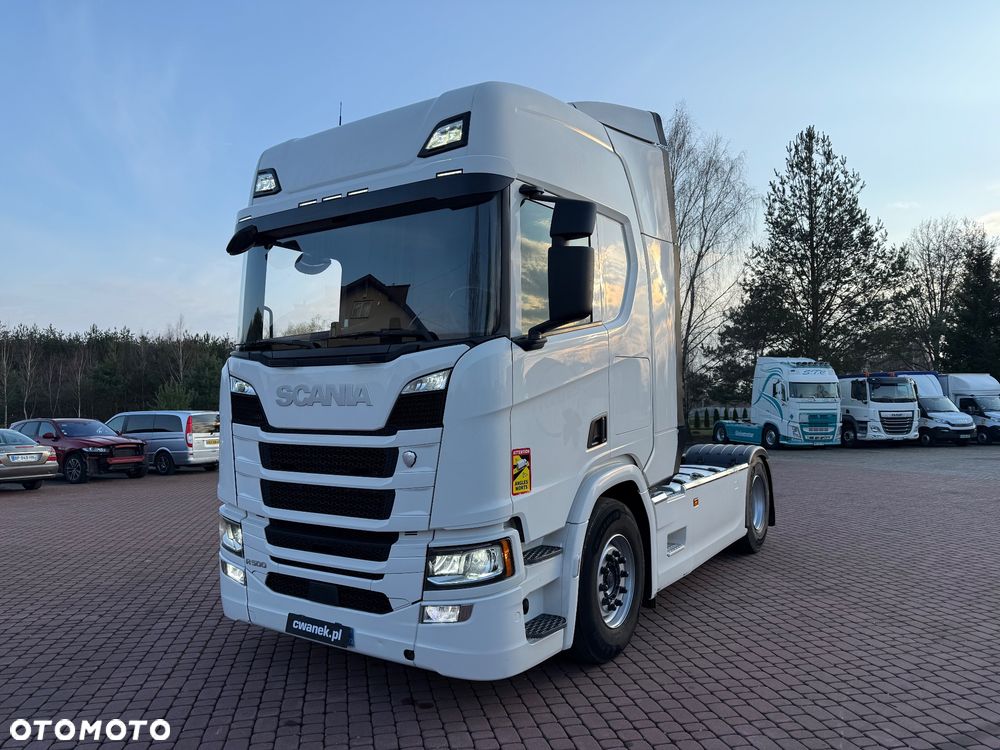 Scania R 500 *FULL LED* CAŁA NA PODUCHACH*OPONY 100%* NOEW SPRZĘGŁO* KLIMA POSTOJOWA* LODÓWKA* NAVI* Z Francji - 1