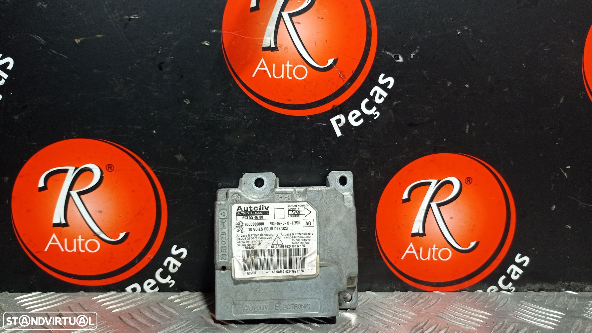 Centralina De Airbags Peugeot 407 (6D_) - 1