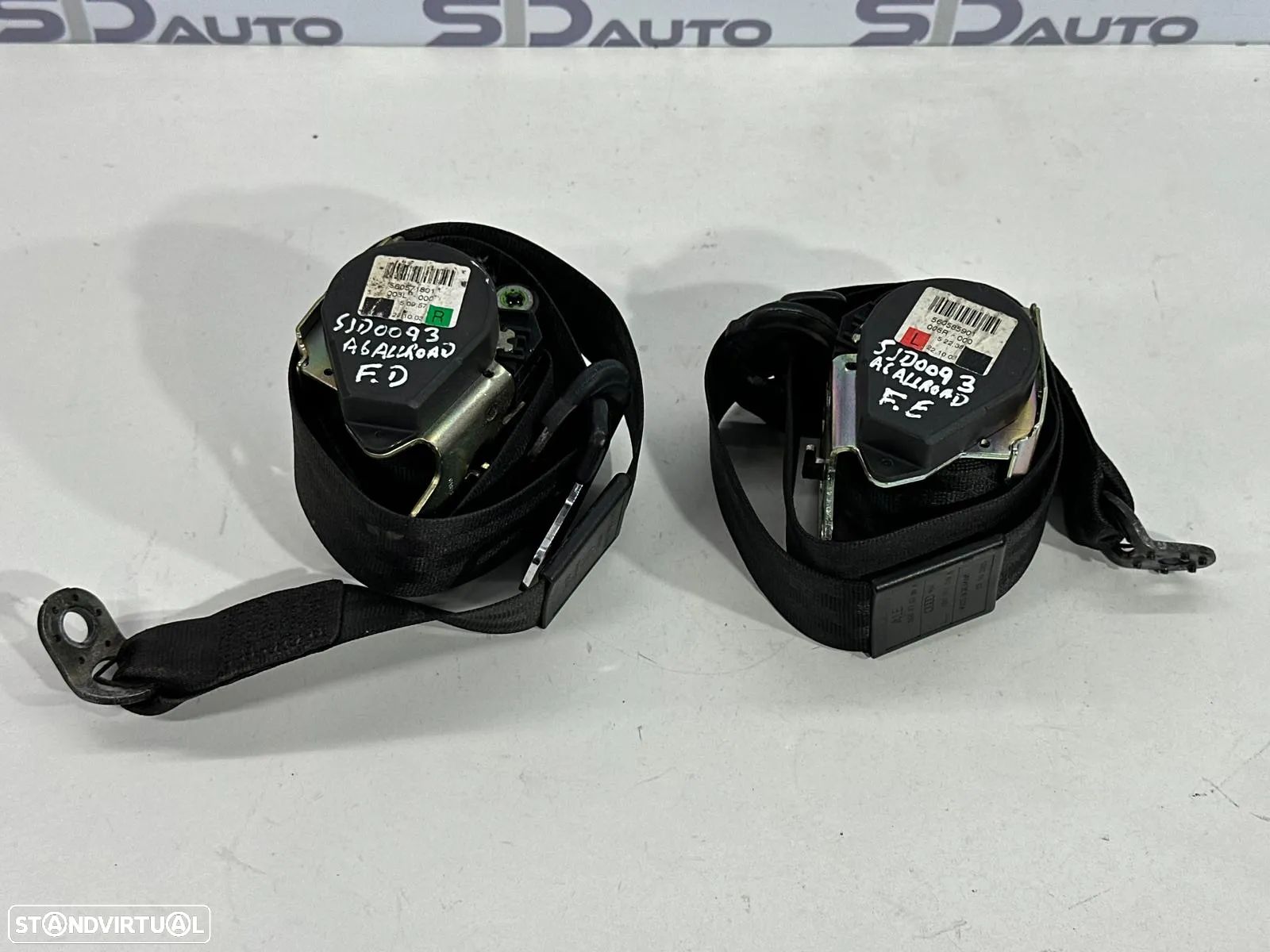 Cinto Pré-Tensor Frente Direito / Esquerdo - Audi A6 (C5) / Audi A3 - 1
