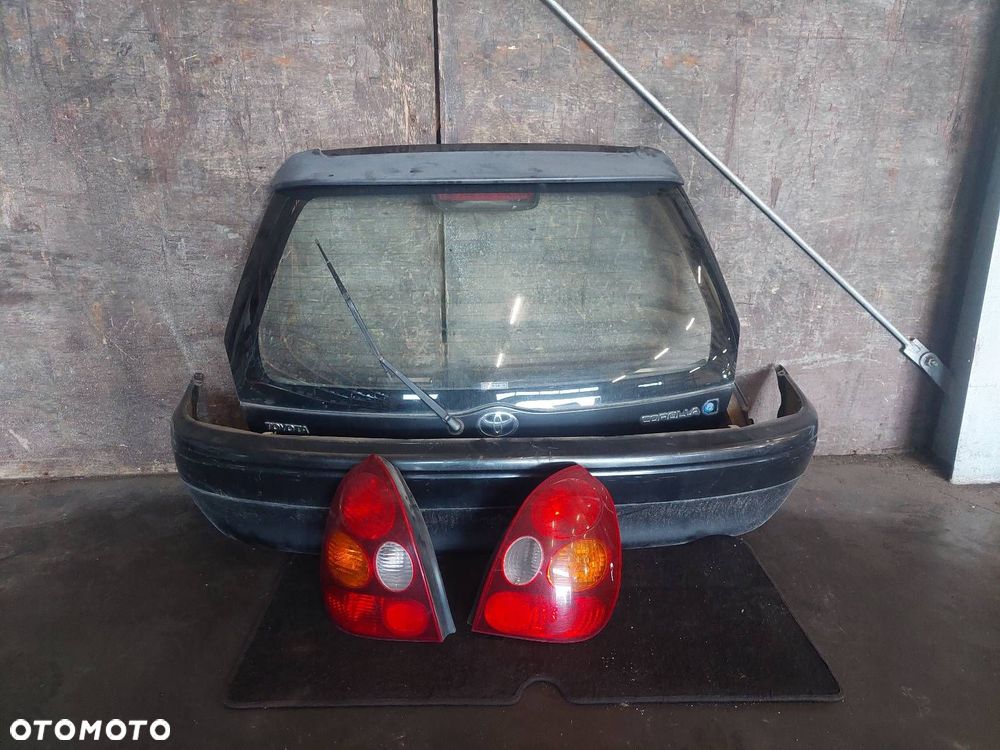 KOMPLETNY TYŁ KLAPA ZDERZAK LAMPY TOYOTA COROLLA E11 LIFT HB 3D 205 - 1