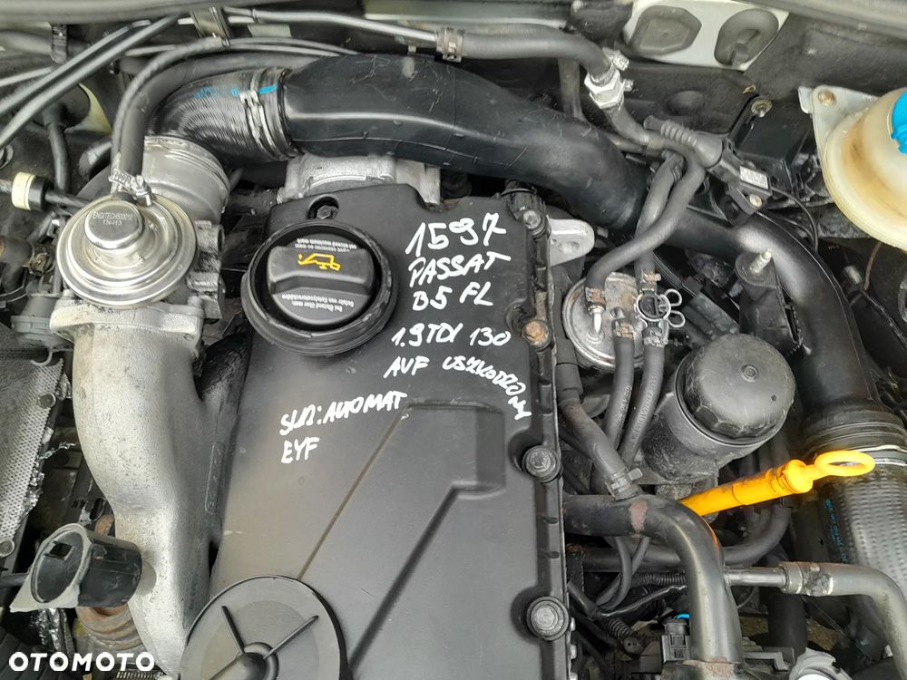 VW PASSAT B5 FL SILNIK 1.9 TDI 130KM DIESEL !!! NA CZĘŚCI !!!  OZNACZENIE: AVF - 2