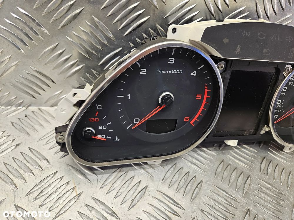 AUDI Q7 4L LIFT 09-15R LICZNIK ZEGARY UK ANGLIK 4L0920982K - 2