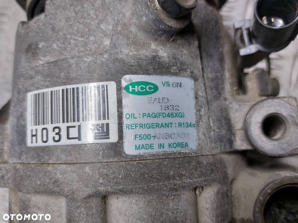 SPRĘŻARKA KOMPRESOR KLIMATYZACJI HYUNDAI I30 I 1.6 CRDI F500-AN8CA01 - 3