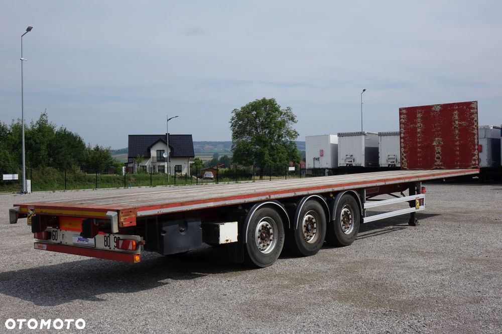 Fruehauf PLATFORMA / STANDARD / OSIE SAF / PODŁOGA WZMACNIANA - SZYNA-DESKA - 5