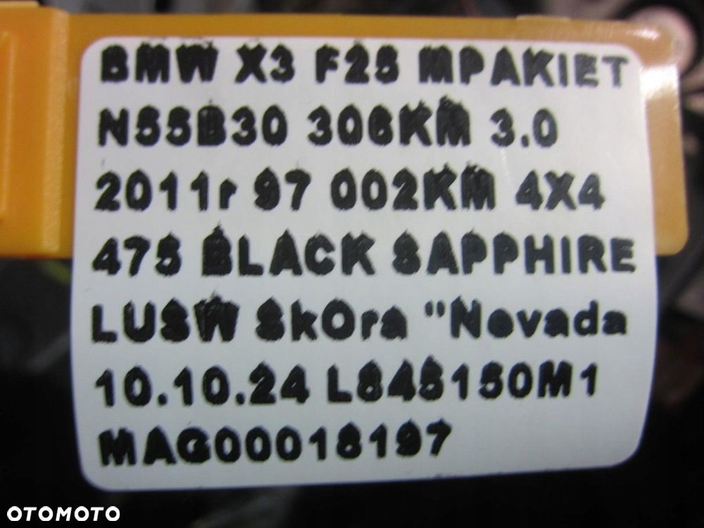 BMW X3 F25 F26 X4 KIEROWNICA MPAKIET GRZANA ŁOPATKI 6879927 32306879927 - 16