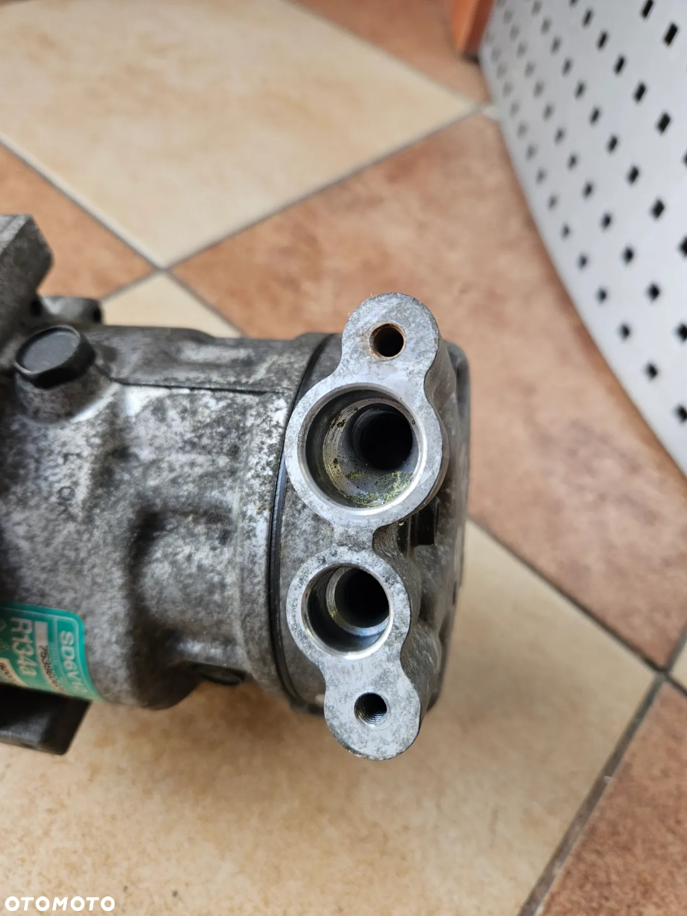 POMPA SPRĘŻARKA KOMPRESOR KLIMATYZACJI RENAULT CLIO TWINGO 8200037058 SD6V12 - 4