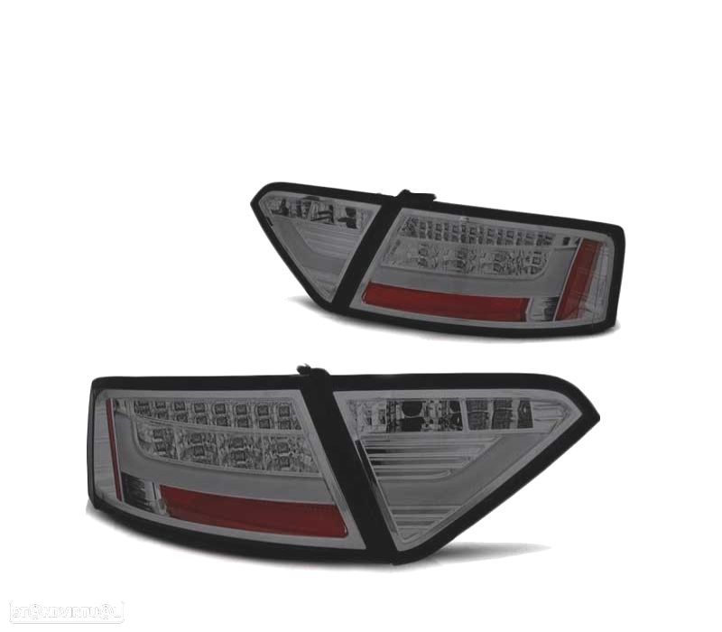 FAROLINS TRASEIROS LED PARA AUDI A5 07-11 FUMADO ESCURECIDO - 2
