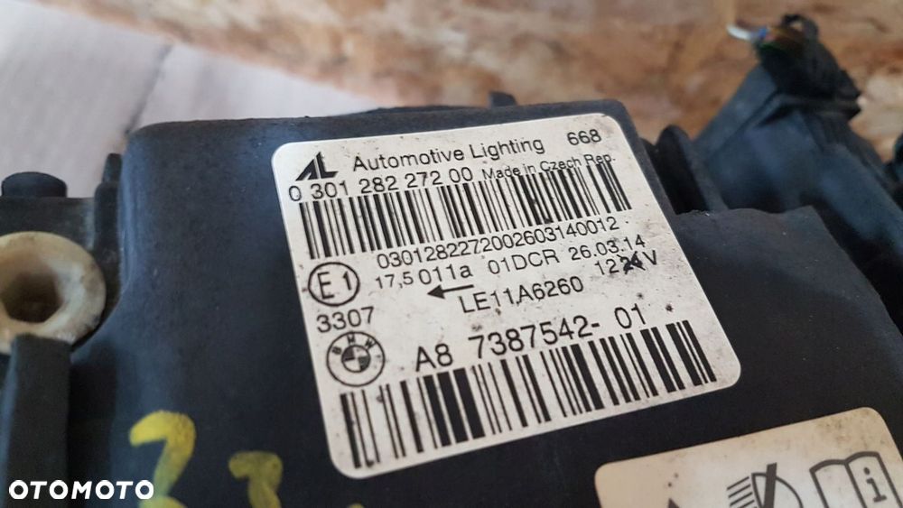 LAMPA PRZÓD PRAWA BMW 4 F32 F33 F36 BI-XENON LED 7387542 - 7