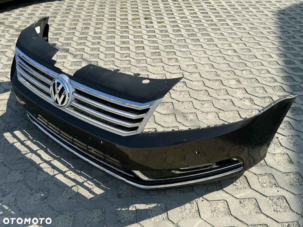 Vw Passat B7 Zderzak Przód Przedni Komplet 4xPDC LH8Z Highline Grill 10-14r - 8