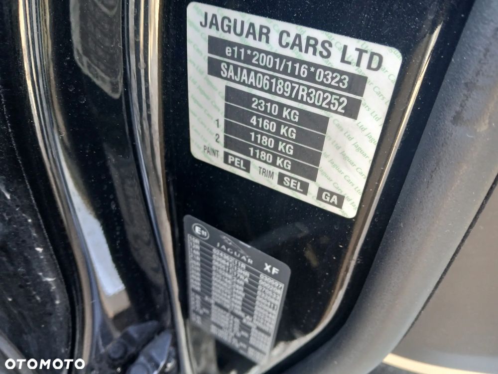 jaguar XF PEL maska zderzak lampa grill błotnik drzwi zbiornik paliwa szyba lusterko klamka - 5