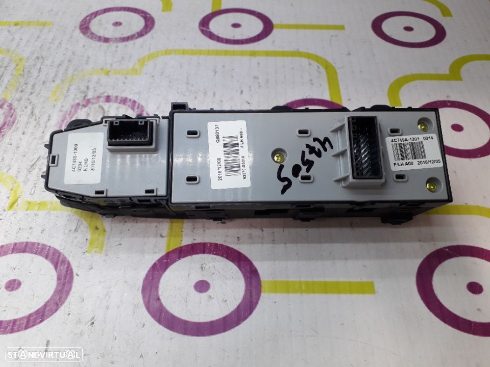 Comando de Vidros Frt / Esq Kia Niro de 2016 - Ref : 93570G5310 - NO320108 - 2