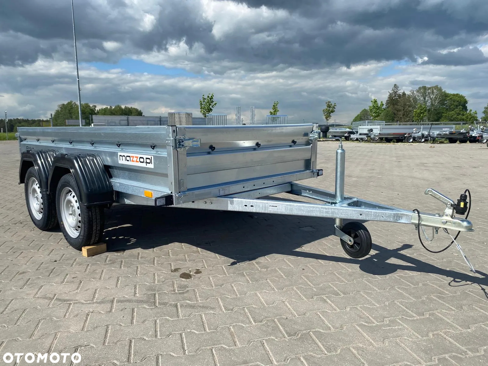 Zaslaw Dostawa Przyczepa DMC750kg 265x132x35cm, 2 osie SOLIDNA I MOCNA! HIT! - 15