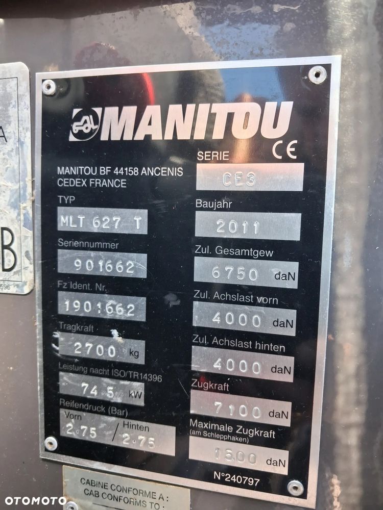 Manitou MLT 627 Turbo - 12