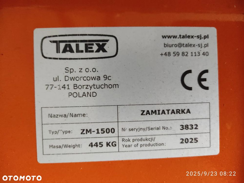 Inny Zamiatarka TALEX model Eco Clean 150 - 6