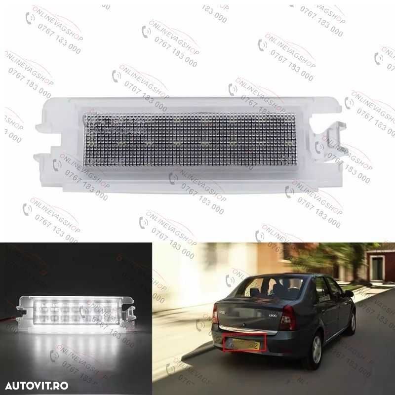 Lampa LED numar Dacia Logan 2, Sandero 2 Stepway II Renault Clio 2 - 1
