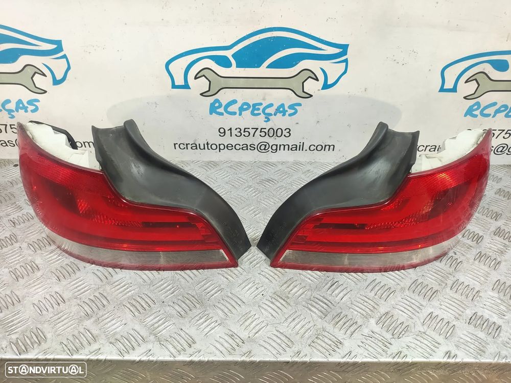 Conjunto Farolins Farolim BMW serie 1 E82 Coupe E88 Cabrio LCI Led 2006 - 2013 7273430 7273429 - 9