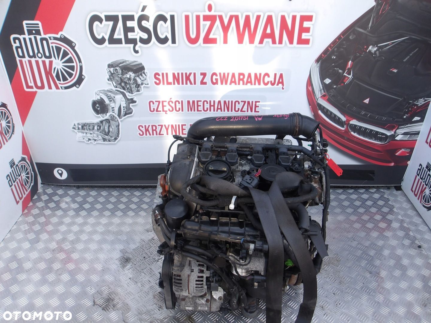 SILNIK KOMPLETNY SKODA OCTAVIA VRS 2.0 TFSI 200KM CCZ CCZA 168 TYS - 1