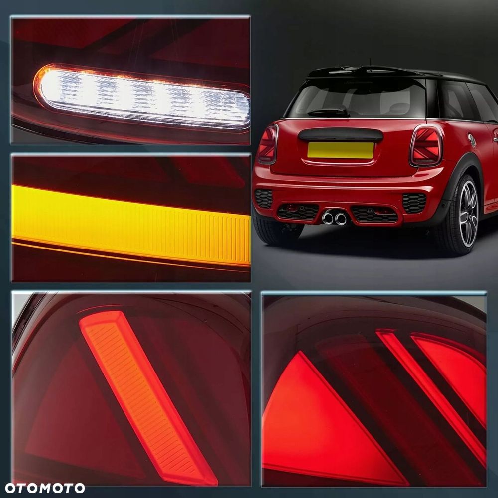 Lampy tylne L+R kpl Vland Led Tuning RED Mini Cooper f55 f56 f57 2014-2017 - 9