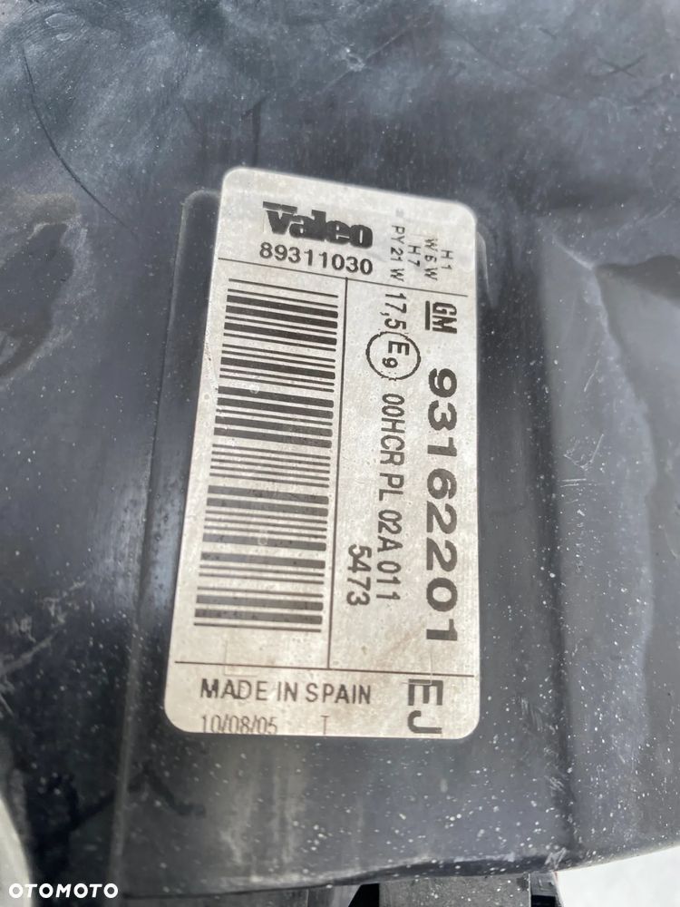 lampa opel tigra II lewa EU cała - 4