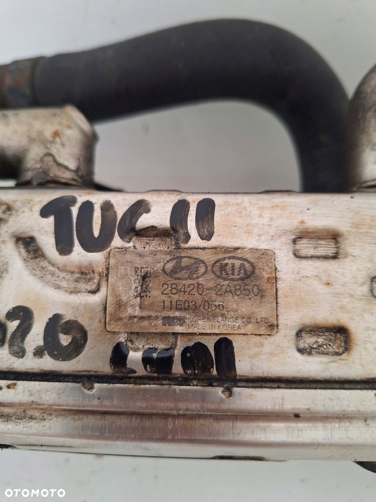 ZAWOR EGR HYUNDAI IX35 28410-2A850 1.7 CRDI 116KM KOMPLETNY OE - 2