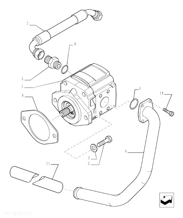 Pompa Casappa KP30.56D0  87629835 New Holland LM 5040 - 11