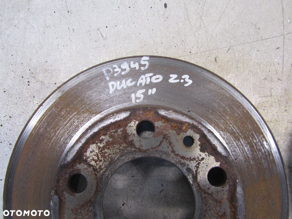 fiat ducato jumper boxer 06->jtd eu tarcza hamulcowa przód x2 15" - 2