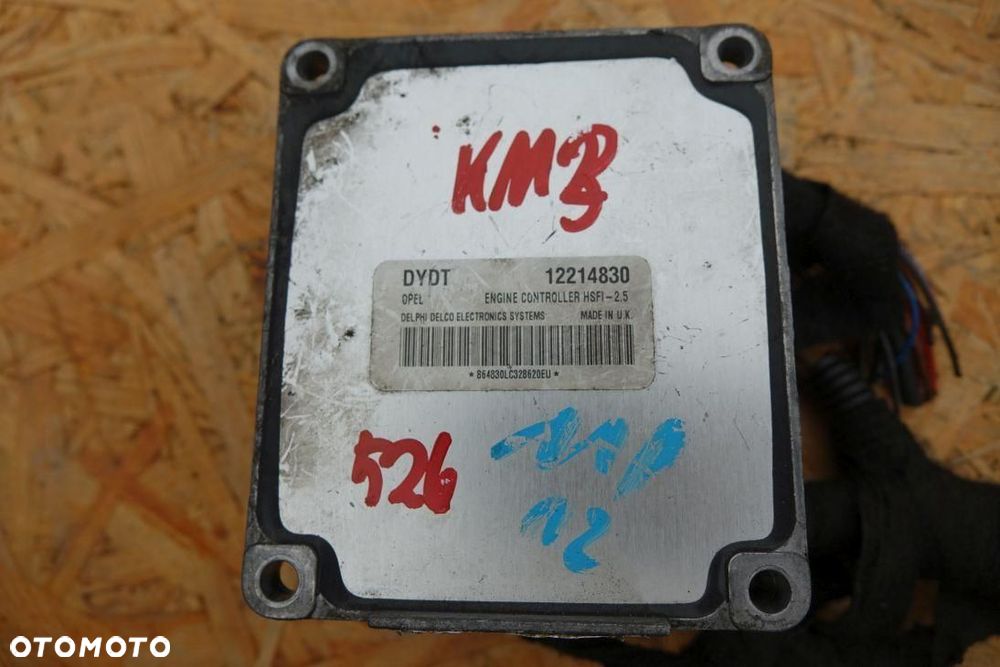 STEROWNIK SILNIKA KOMPUTER OPEL MERIVA A 1.6 16V 12214830 DYDT - 3