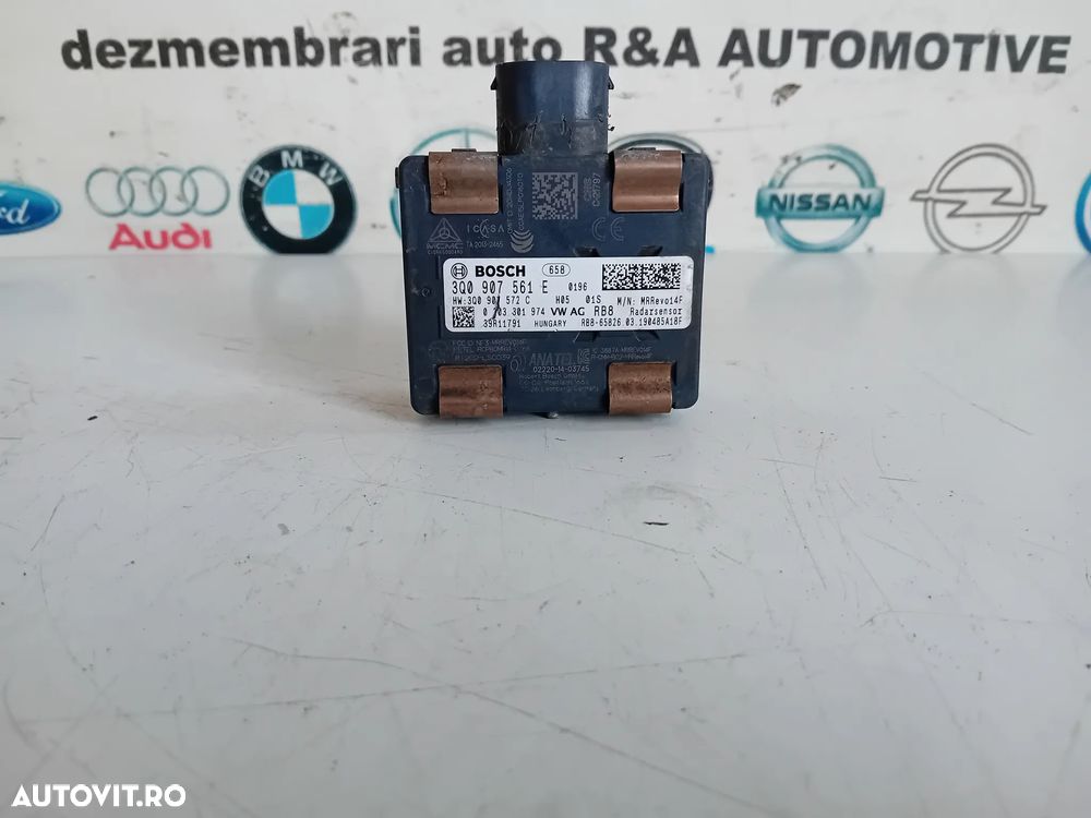 Modul Radar Distronic Vw Passat B8 Arteon Golf An 2014-2022 Cod 3G0907561E 3Q0907572C - 3