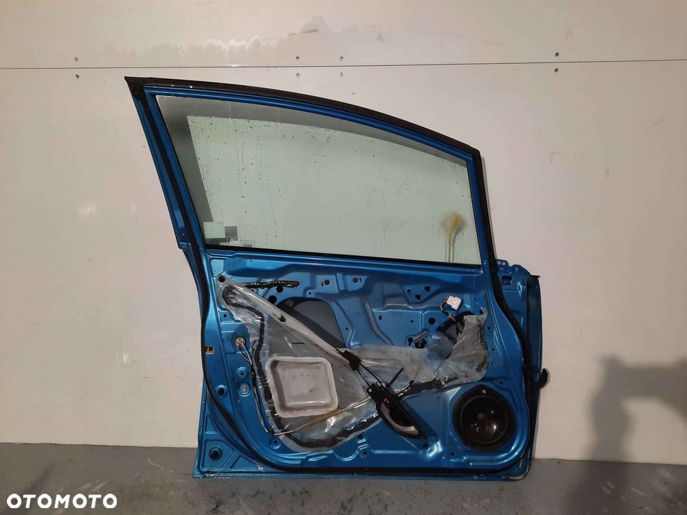 } DRZWI PRZÓD PRZEDNIE LEWE HONDA JAZZ 3 III BG53M NIEBIESKA BŁĘKITNA 5D 5 DRZWI HB - 5