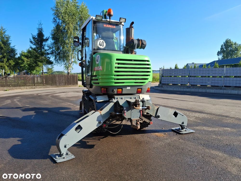 Inny Minikoparka Kołowa HANSA APZ531 Koparka Cmentarna Obrotowa 2008 Rok Napęd 4x4 Dodatkowa Łyżka Skrętna Oś - 11