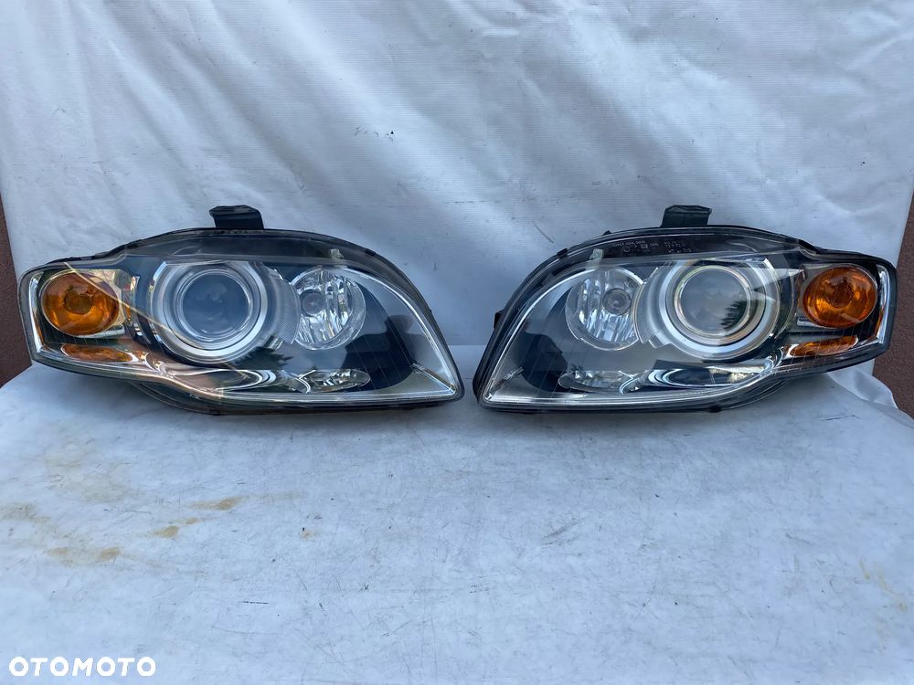 lampy audi a4 b7 bi xenon nieskrętny komplet eu całe - 2