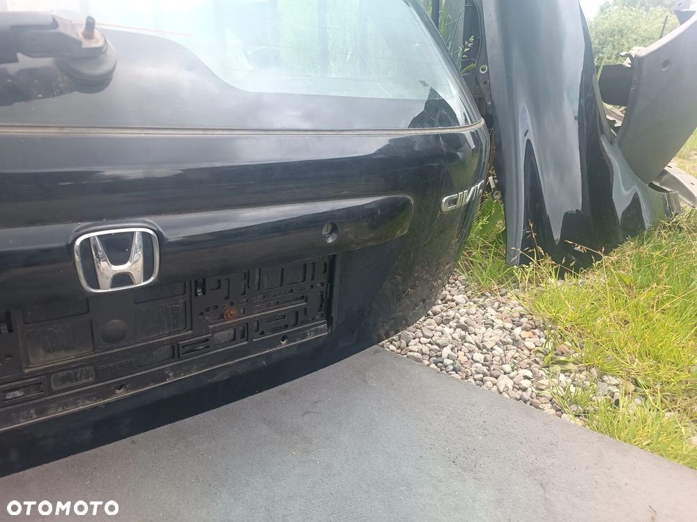 HONDA CIVIC 7 VII 2005R LIFT KLAPA BAGAŻNIKA CZARNA SPORT Z LOTKĄ - 4
