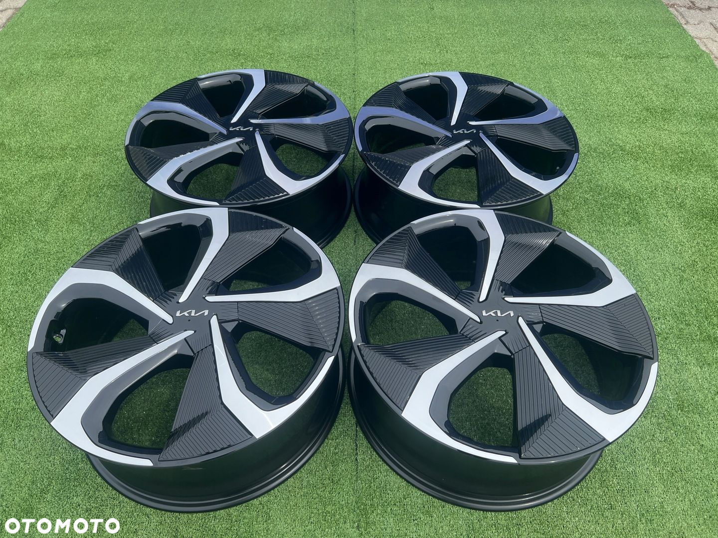 KOMPLET FELG FELGI ALU KIA EV6 SPORTAGE SANTA FE 20 ET57 ORYGINALNE - 4