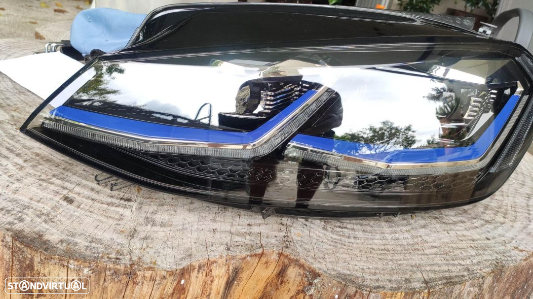 farol esquerdo full Led VW Golf 7 GTE facelift - 2