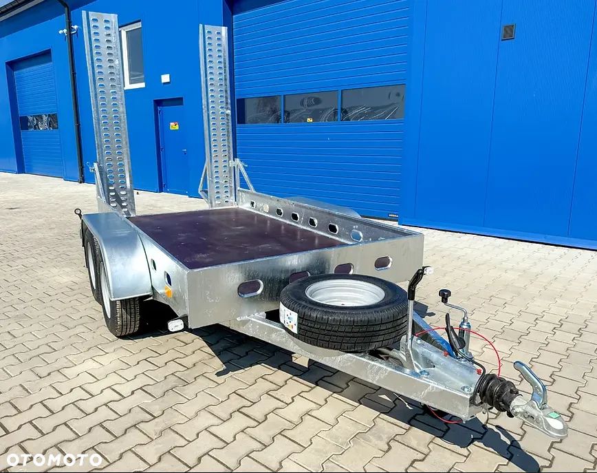 Rydwan do transportu mini koparki, - 2