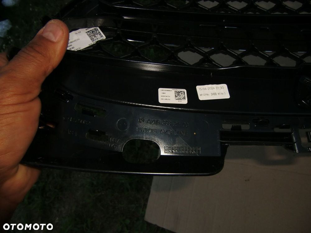 GRILL ATRAPA MERCEDES C KLASA W206 AMG NOWY KAMERA - 6