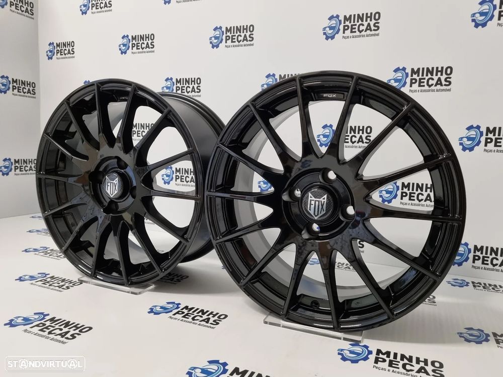 Jantes Fox (FX004) em 17 Preto Brilho (4x100) - 2