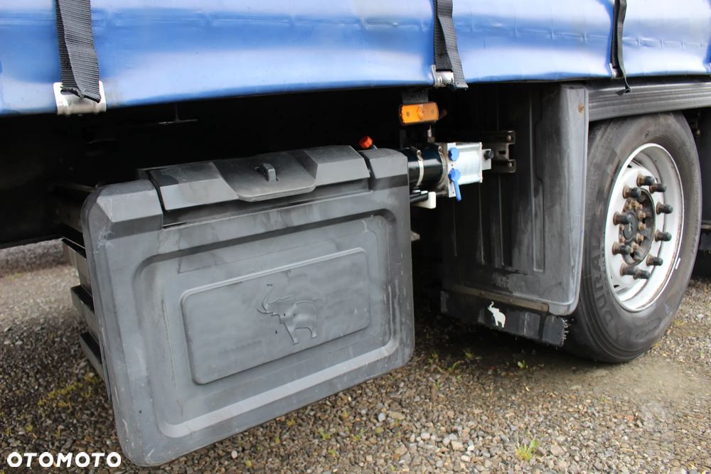 Schmitz Cargobull VARIOS /FIRANKA  /OSIE SCHMITZ / DACH PODNOSZONY/ RAMA OCYNK /SERWIS FR / IDEALNY STAN / - 9