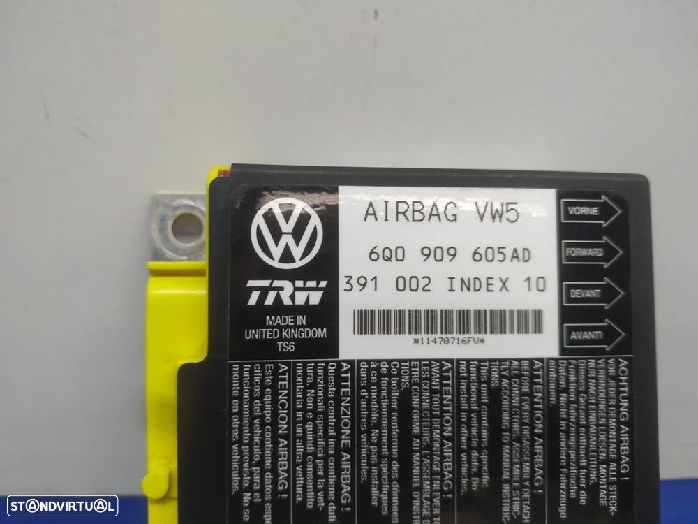 CENTRALINA AIRBAG SEAT CORDOBA 2007 -6Q0909605AD - 7