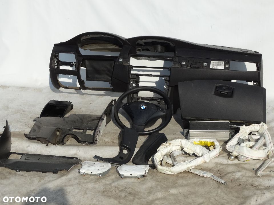 BMW E60 E61 Konsola Deska Airbag Napinacze Kurtyny PrzedLift - 2