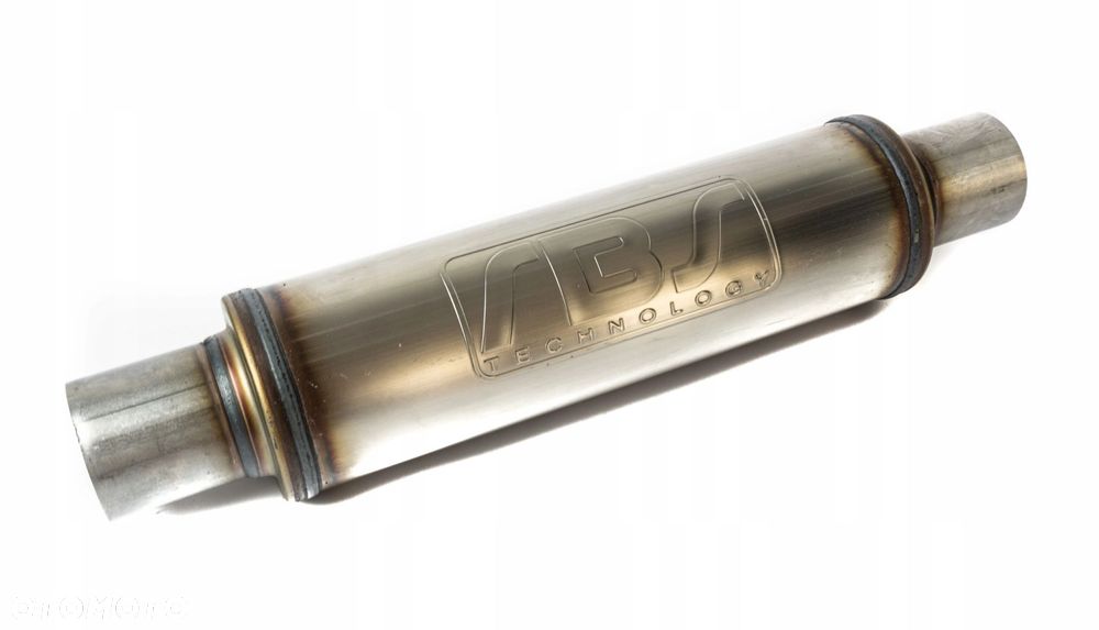 TŁUMIK ŚRODKOWY PRZELOTOWY 2" OKRĄGŁY 51MM - 1