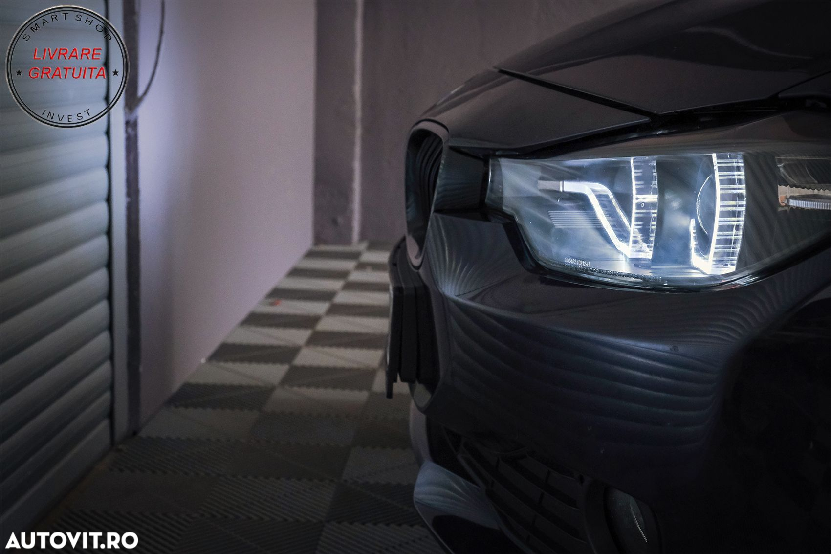 Grile Centrale BMW Seria 3 F30 (2011+) Piano Black M Design- livrare gratuita - 21