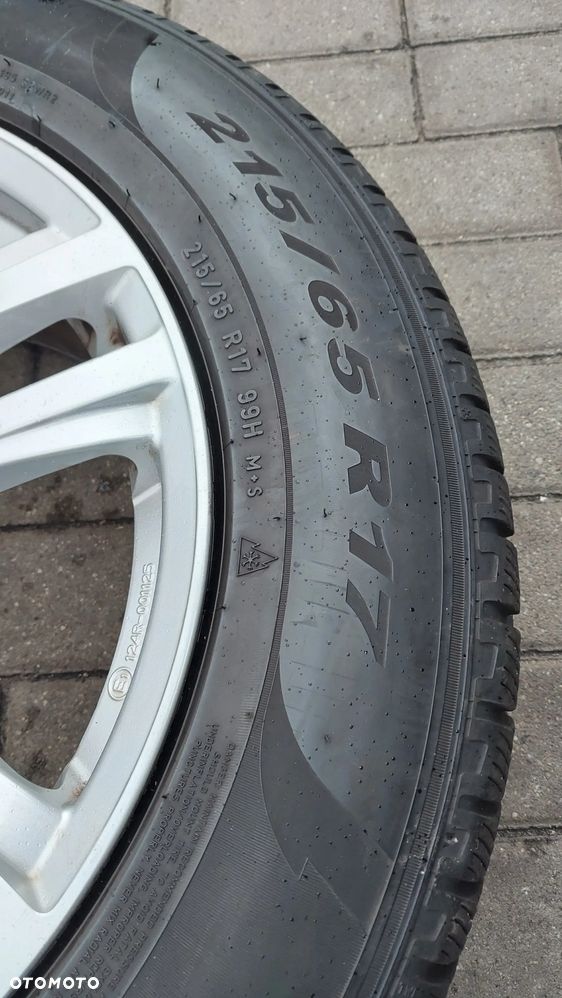 Komplet kol zimowych alu felgi  OE SE027017 7.0" x 17" 5x112 ET 40 VW SEAT SKODA AUDI 215/65r17 zima - 5