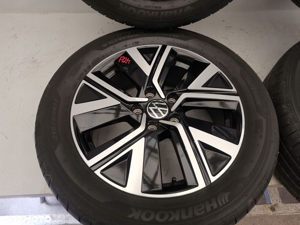 VOLKSWAGEN TOURAN VW KOLA FELGI ALUFELGI OPONY LATO 215/55R17 - 5